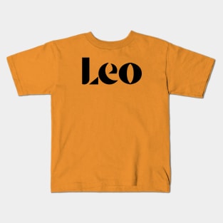 Leo - Zodiac Signs Kids T-Shirt